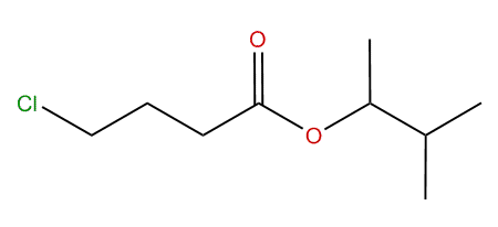 3-Methylbutan-2-yl 4-chlorobutanoate